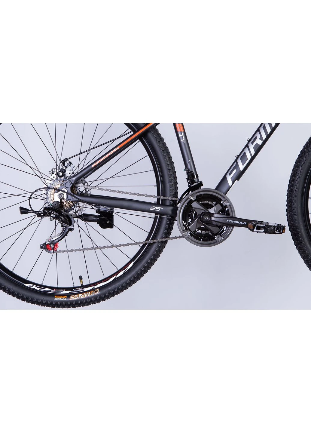 Велосипед MOTION DD FR 29", размер M, рама 17", 2025, серо-серебристый (матовый) Formula (375330962)