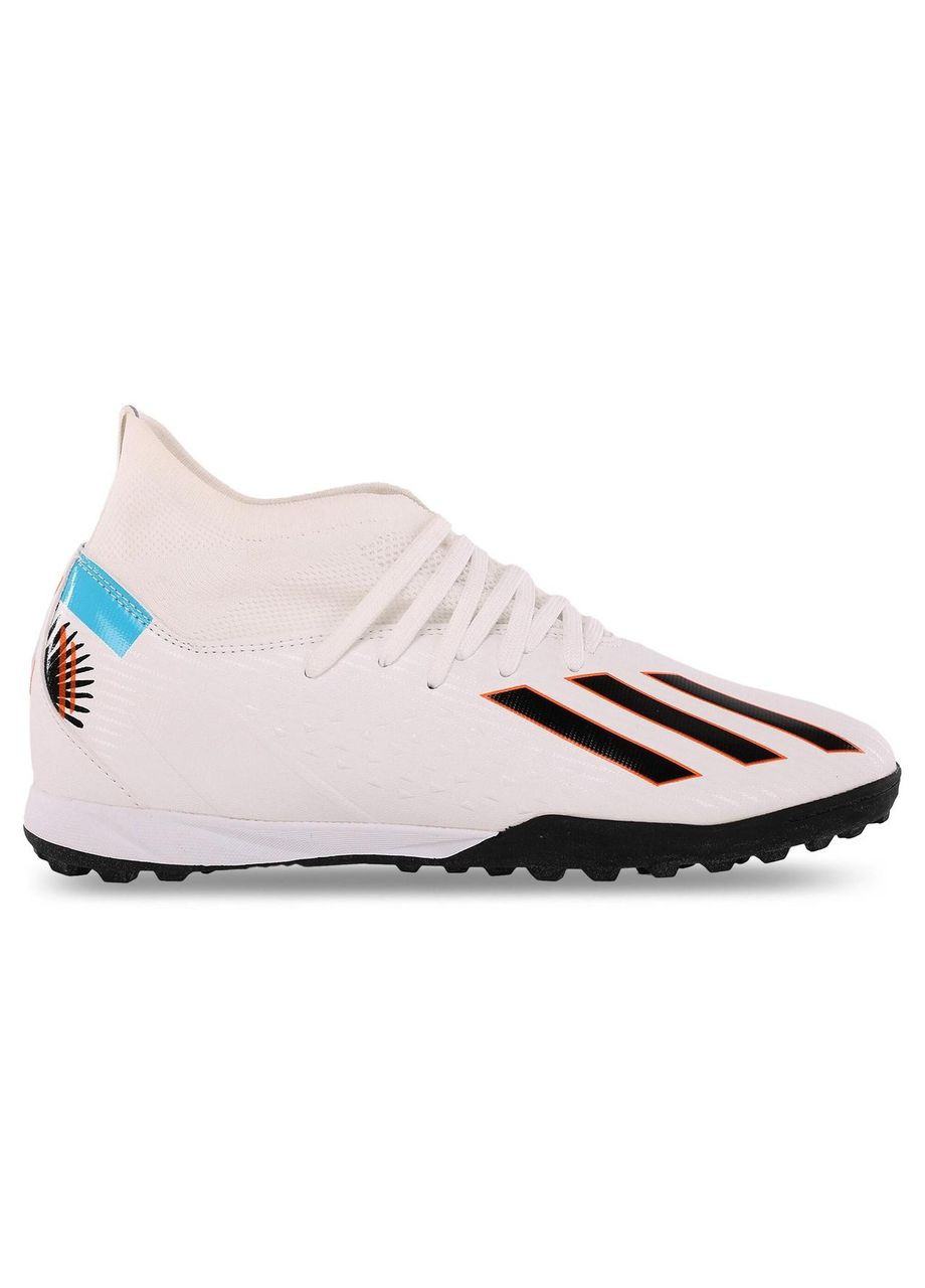 Белые бутсы футбольные с носком 8536-40-45-2 размер SP-Sport