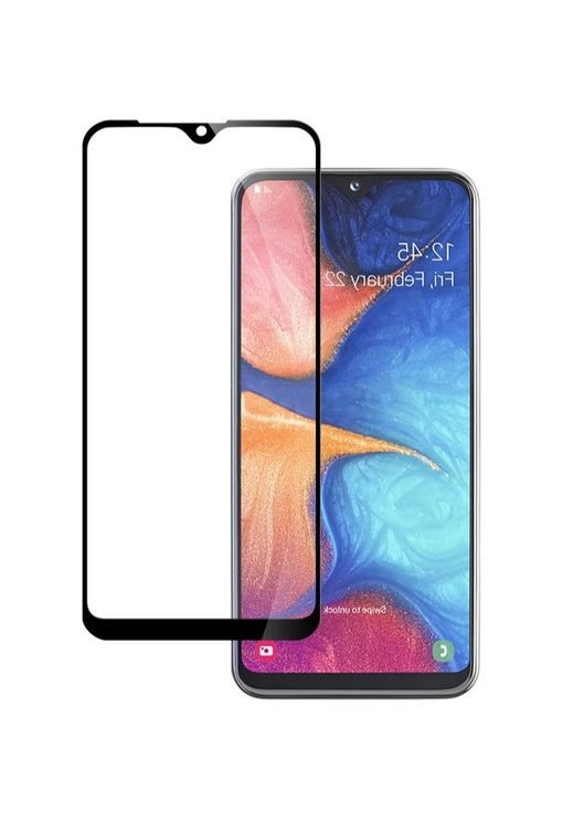 Закаленное защитное стекло на Samsung Galaxy A202 Полное покрытие Черное X-level (329881966)