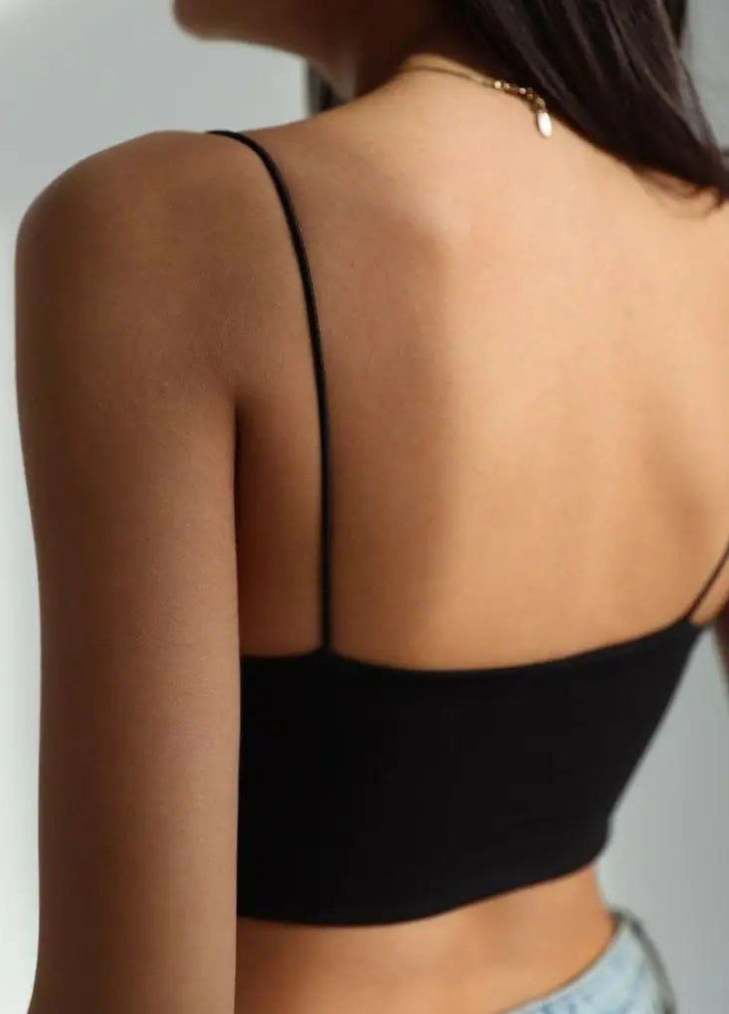 Короткий топ на тонких бретелях Tik-Tak (331783528)