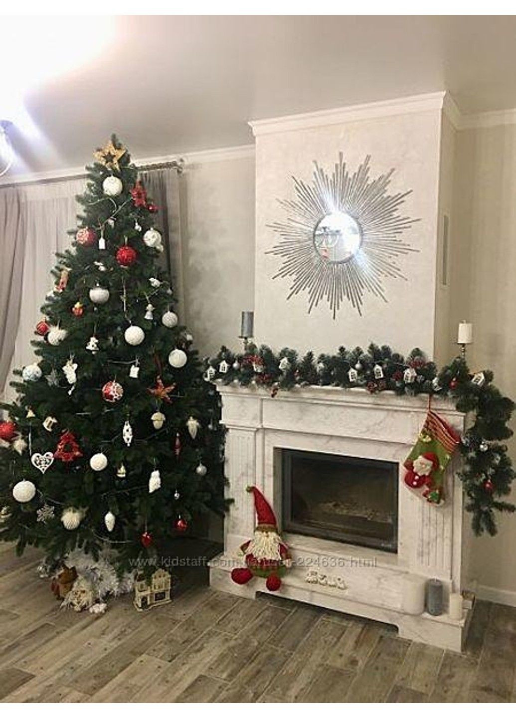 Искусственная пушистая елка Элит (высота 3.50 м) литая (Зеленая) No Brand (332634263)