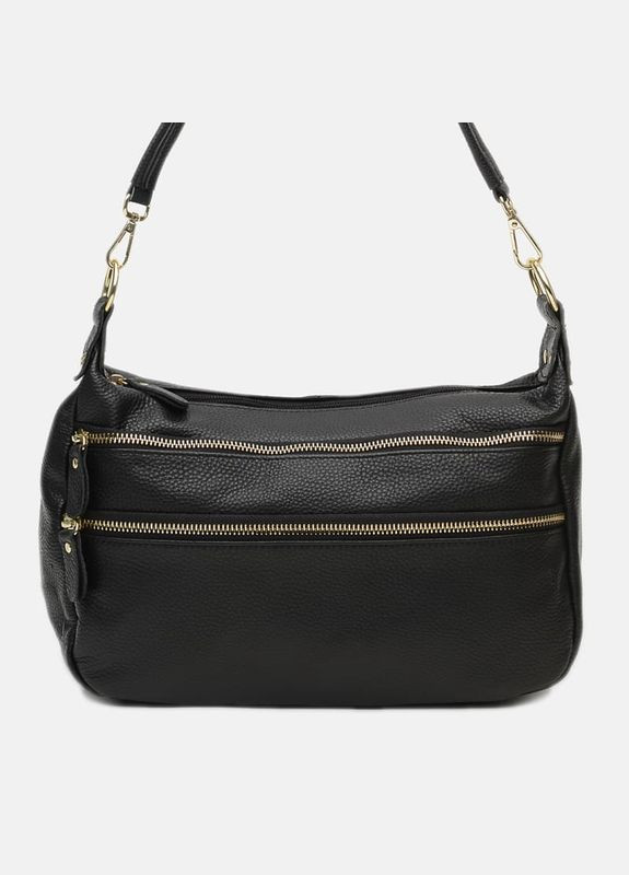 Сумка женская кожаная через плечо тоут K1213 Черный Borsa Leather (302007853)