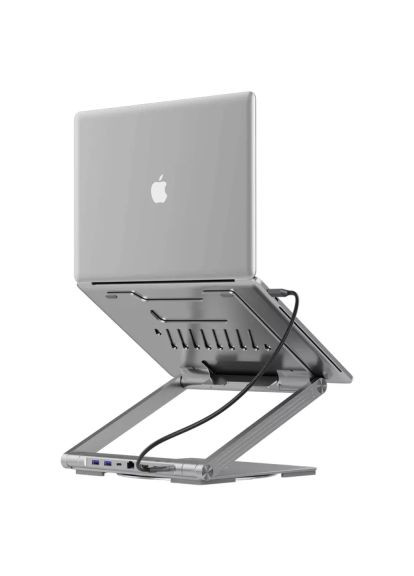 Підставка до ноутбука Hub) (CNS-SDS2) Canyon Laptop Stand with Detachable Hub OnStand 2 (6-in-1 (366698772)