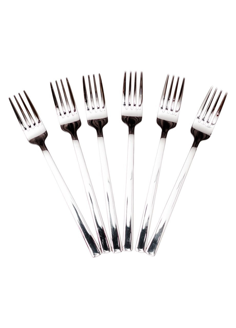 Набір десертних виделок 6 предметів 16 (см) Срібло HP-8-25 Jooki (358705964)