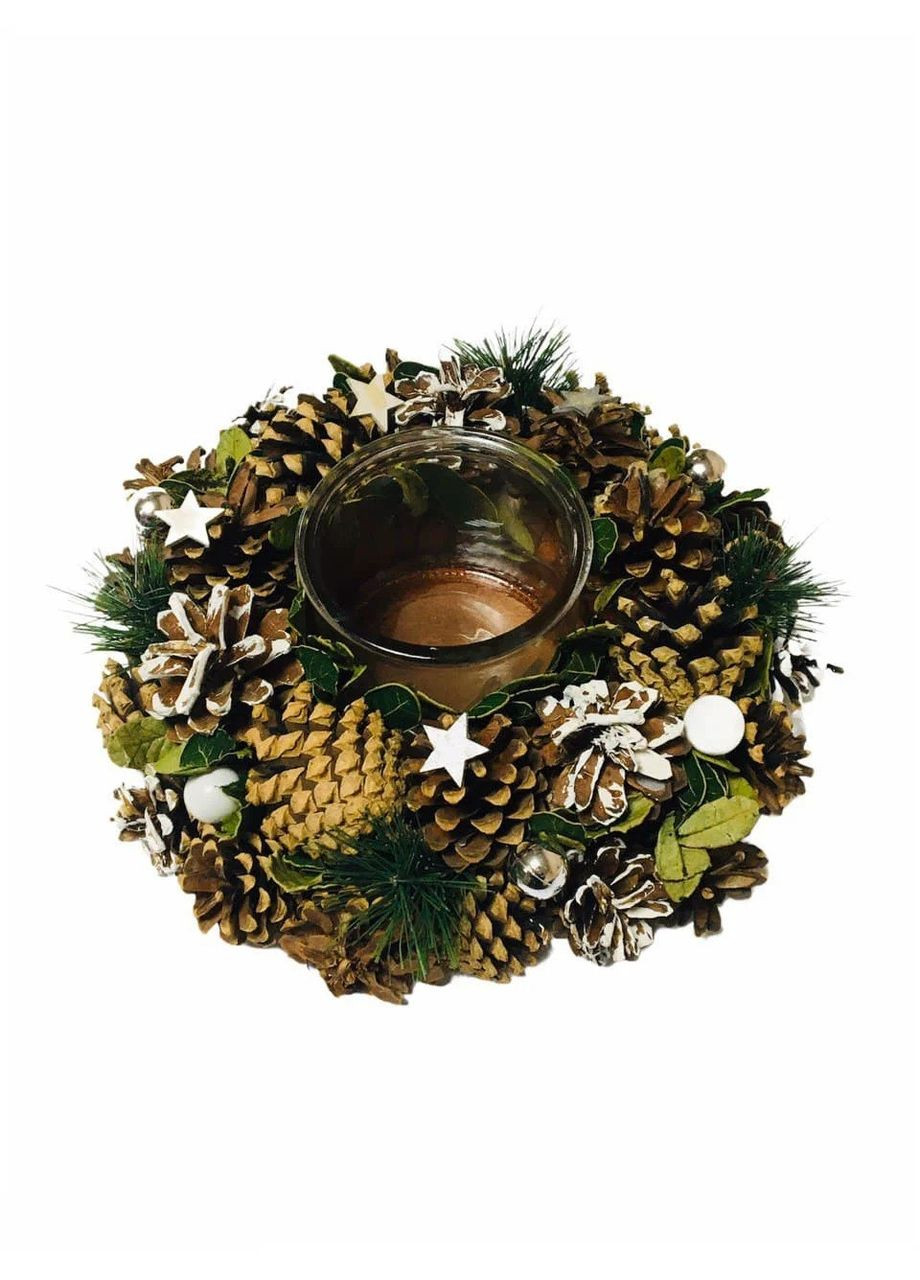 Новогодний/рождественский подсвечник венок Home Accents от Lidl (308855870)