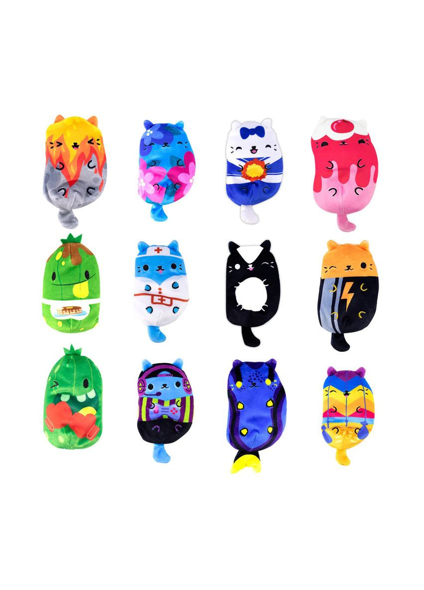 М'яка іграшка Яскраві котики й огірочки (12 шт., у дисплей.) Cats vs Pickles (342752397)