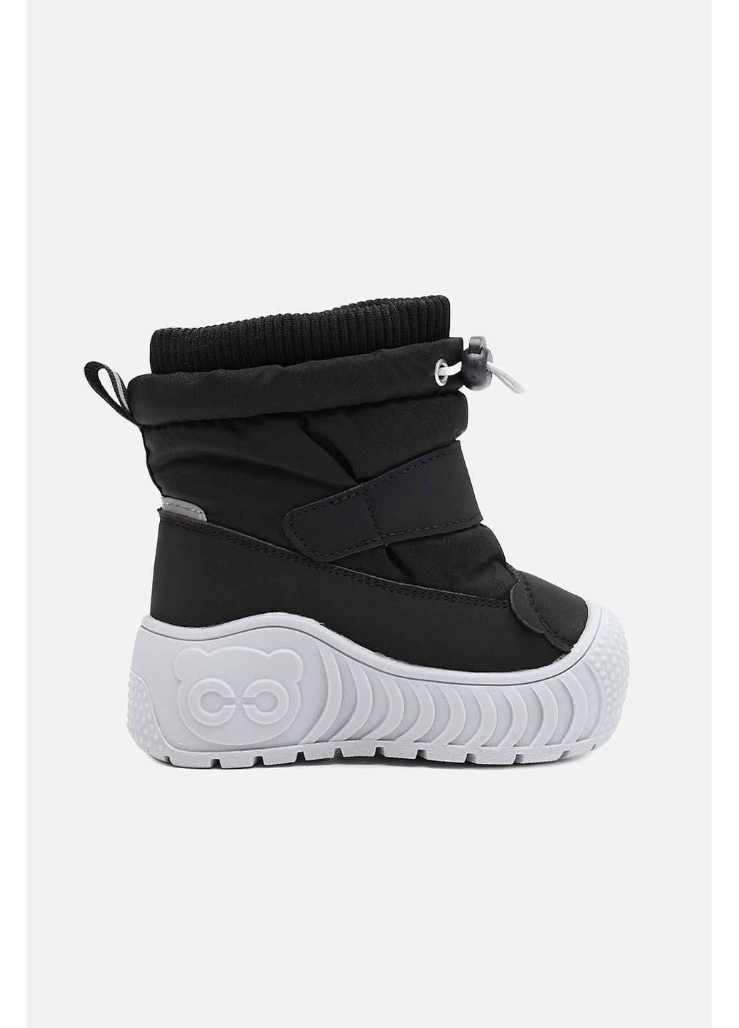 Черные зимние дутики для мальчика цвет черный цб-00279544 Yuki