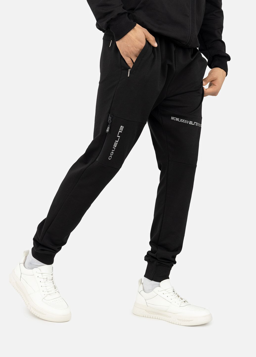 Чоловічі спортивні штани колір чорний ЦБ-00245742 Yuki (283250427)