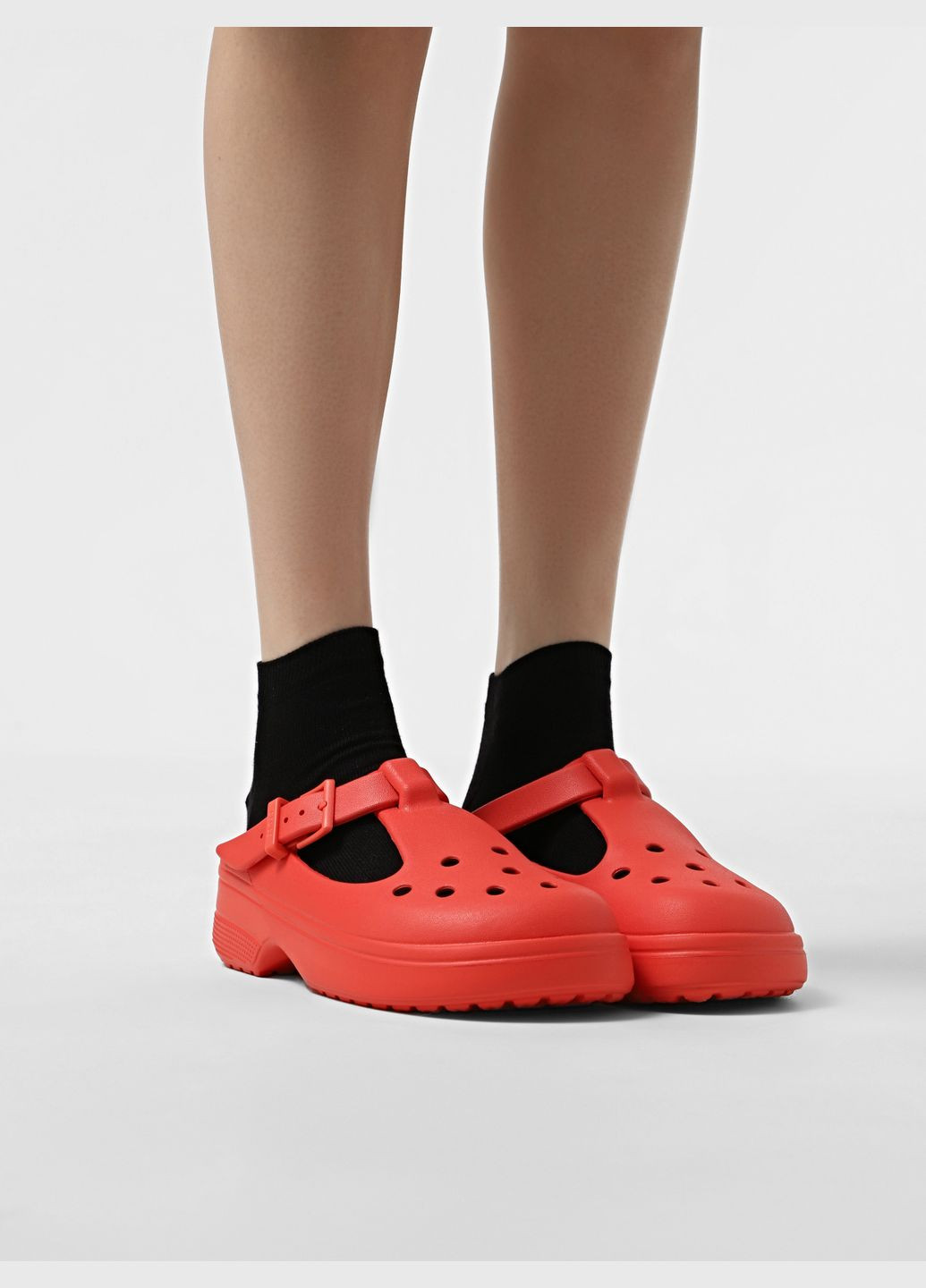 Чорні шкарпетки помаранчеві короткі Ейсік (335976258)