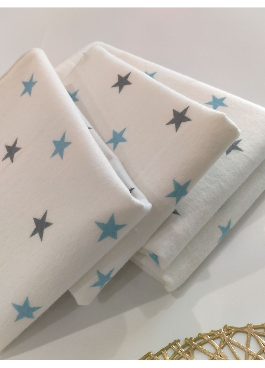 Фланелевые непромокаемые пеленки на трикотажной мембране, размер 38*46 No Brand (370370079)