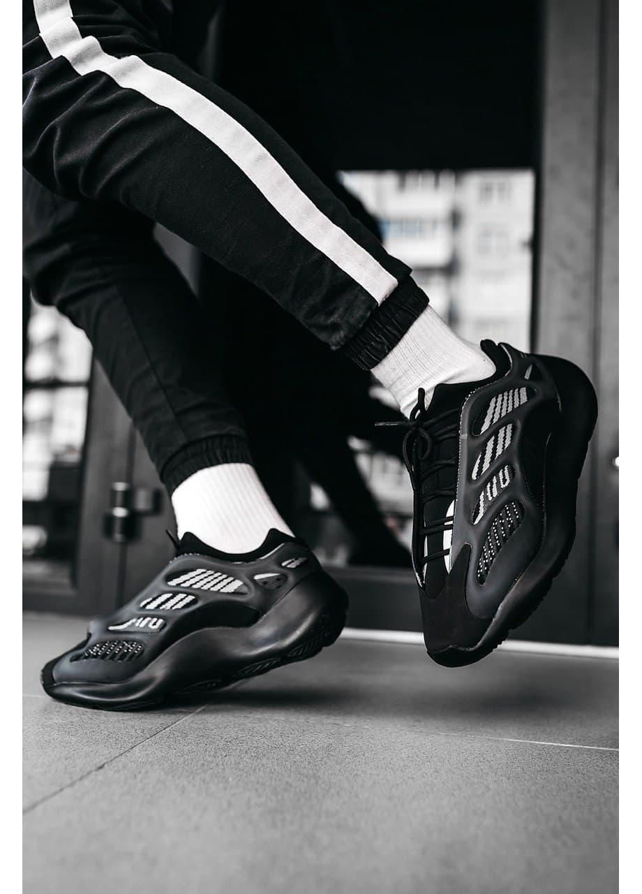 КРОСІВКИ ЖІНОЧІ ADIDAS YEEZY BOOST 700 V3 BLACK ALVAH АДІДАС ІЗІ БУСТ No Brand чорні демісезони (369389682)