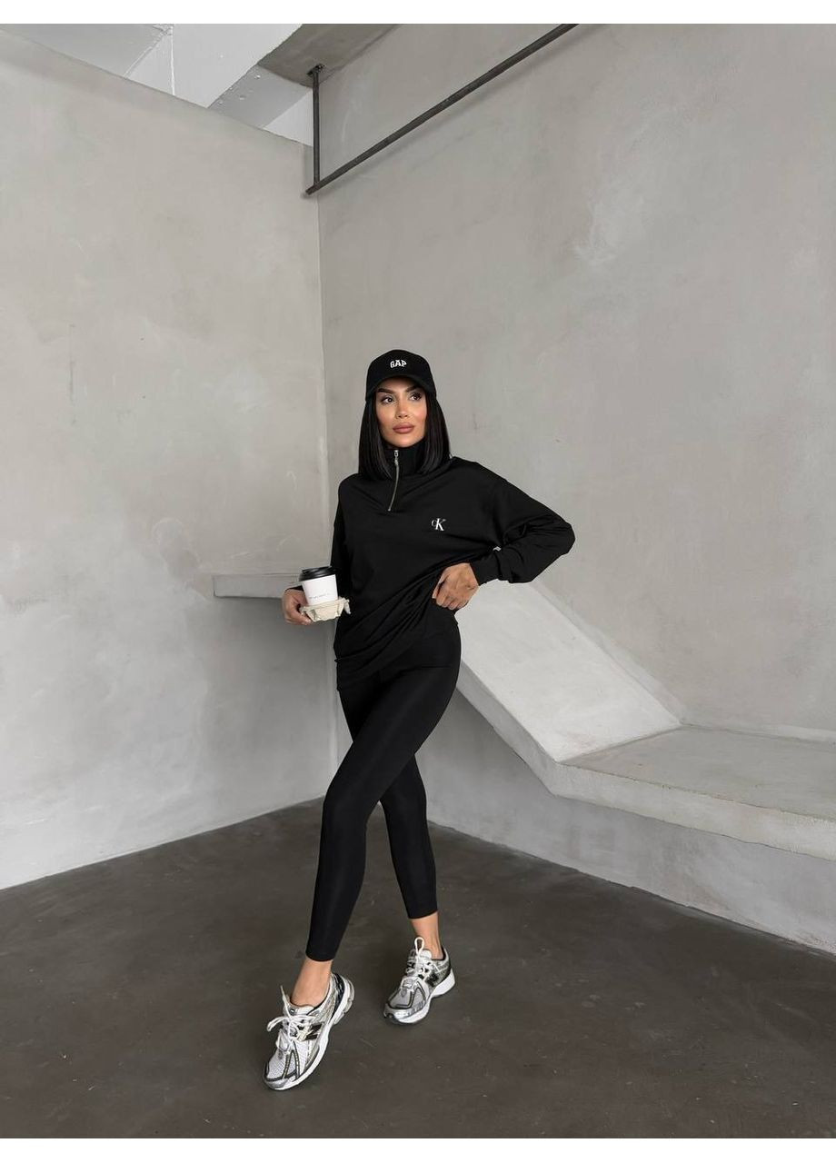 Костюм (кофта, лосини), колір Чорний Fashion (361668043)