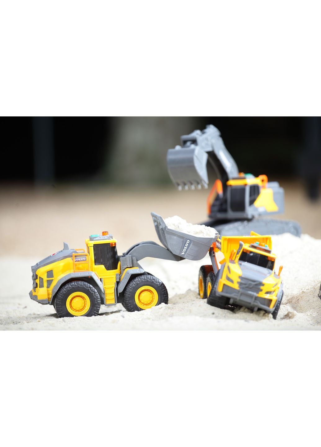 Погрузчик Вольво, звук, свет, 23 см () Dickie toys 3723006 (361658818)