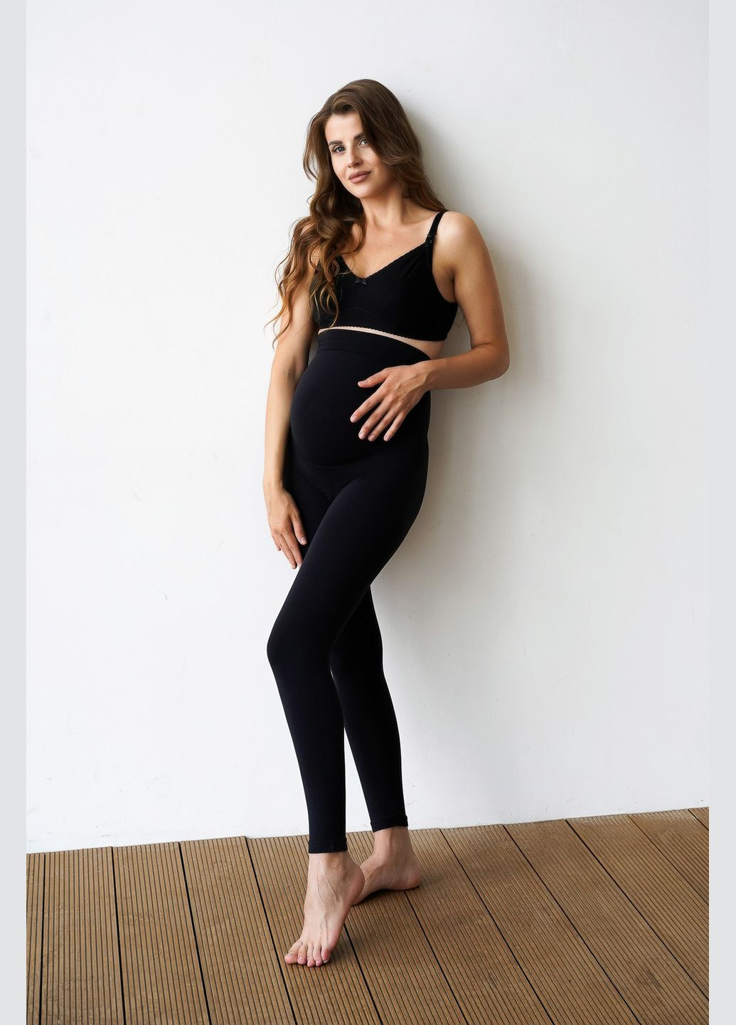 Леггинсы для беременных, арт. 545 (черные) Мамин Дім (333020463)