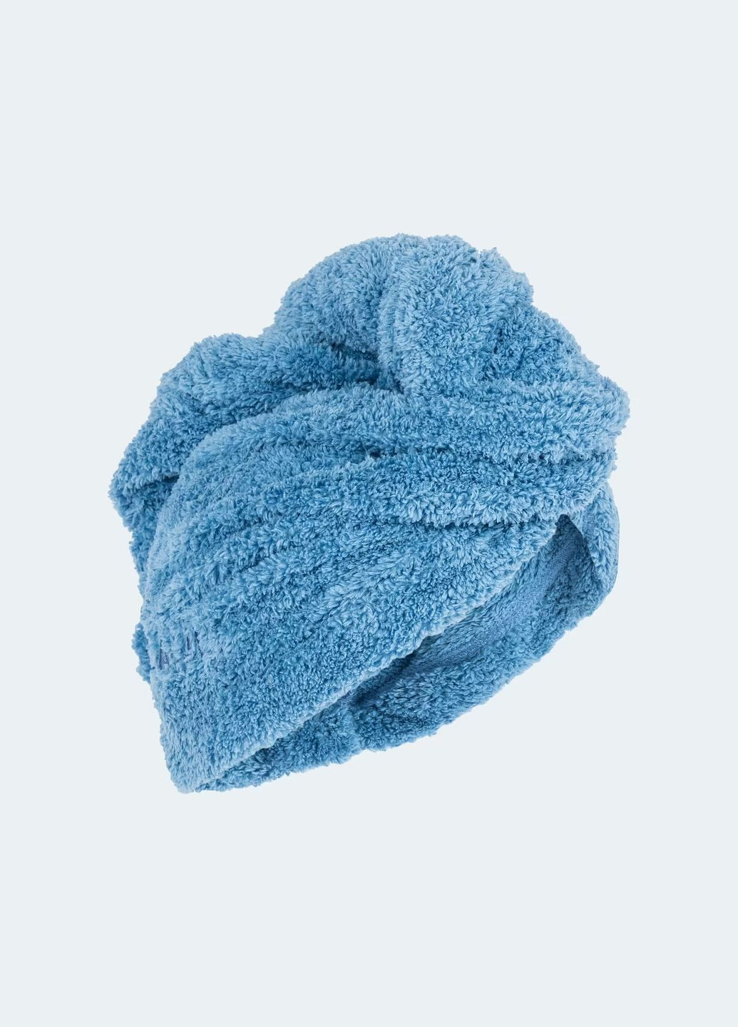 Полотенце - Тюрбан для Волос из Мягкой Микрофибры Синий Nabaiji синий