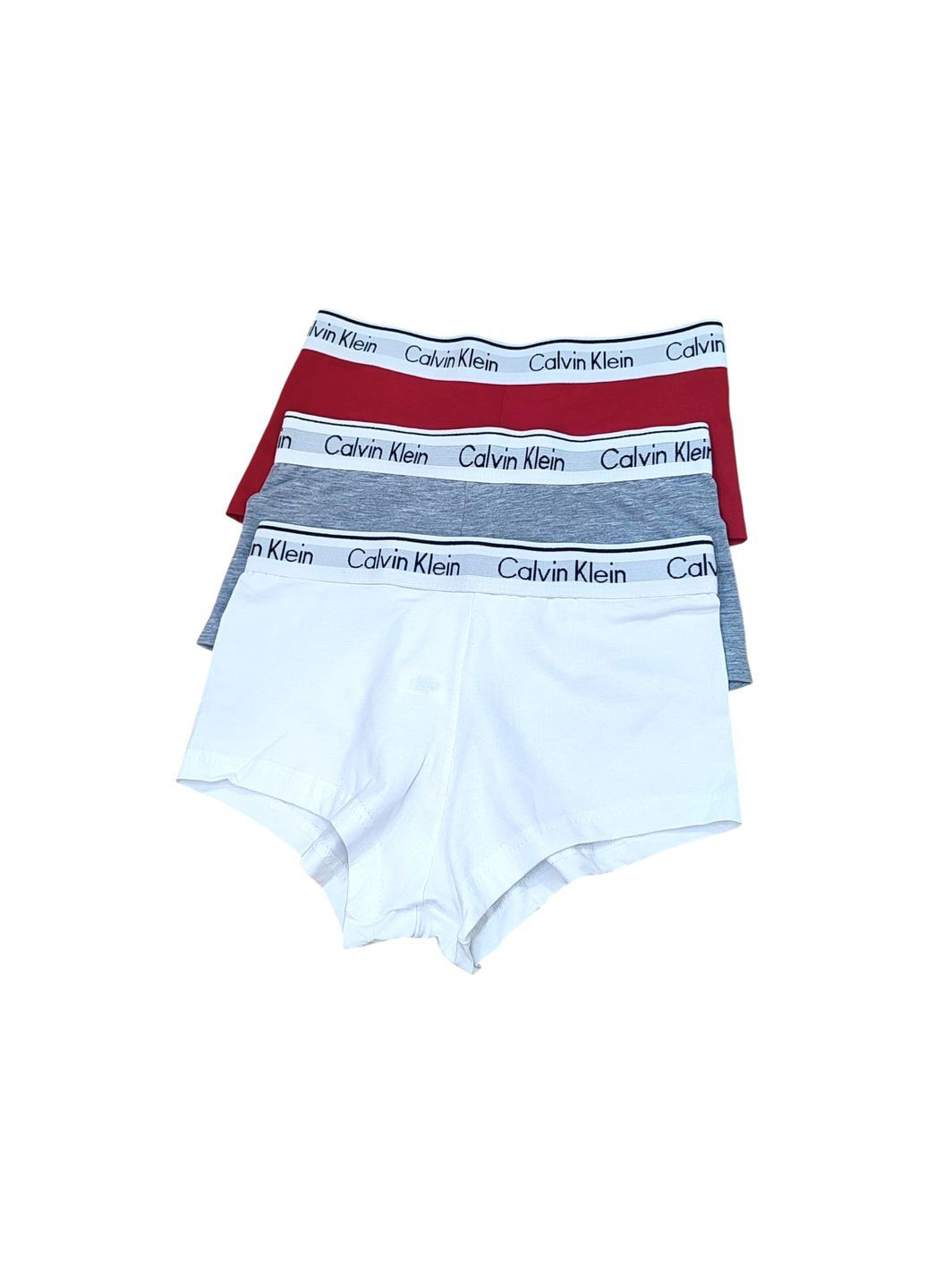 Жіночі трусики-шортики Calvin Klein, набір три штуки No Brand Трусики шортиками (366666195)