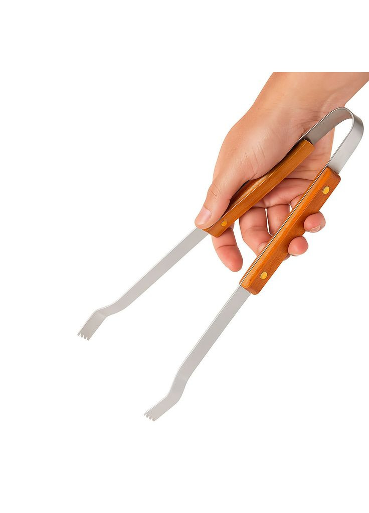 Набор для гриля и барбекю 3 предмета (лопатка, щипцы, вилка) KM-072 Скаут (337170870)