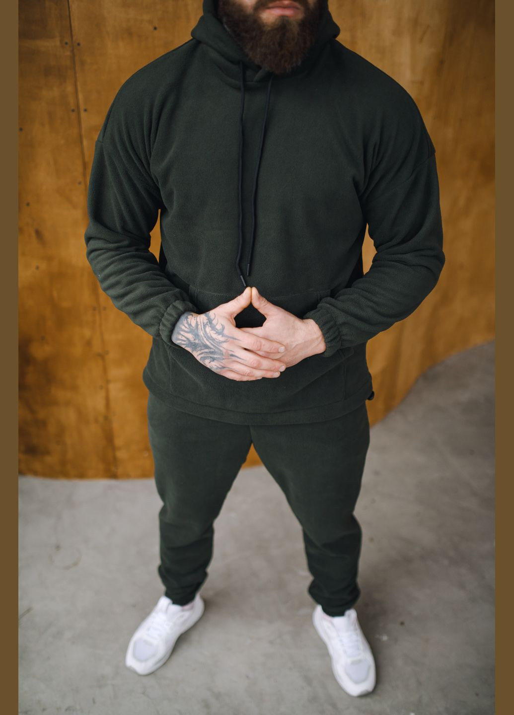 Костюм спортивный мужской флисовый No Brand спортивный костюм (307149196)