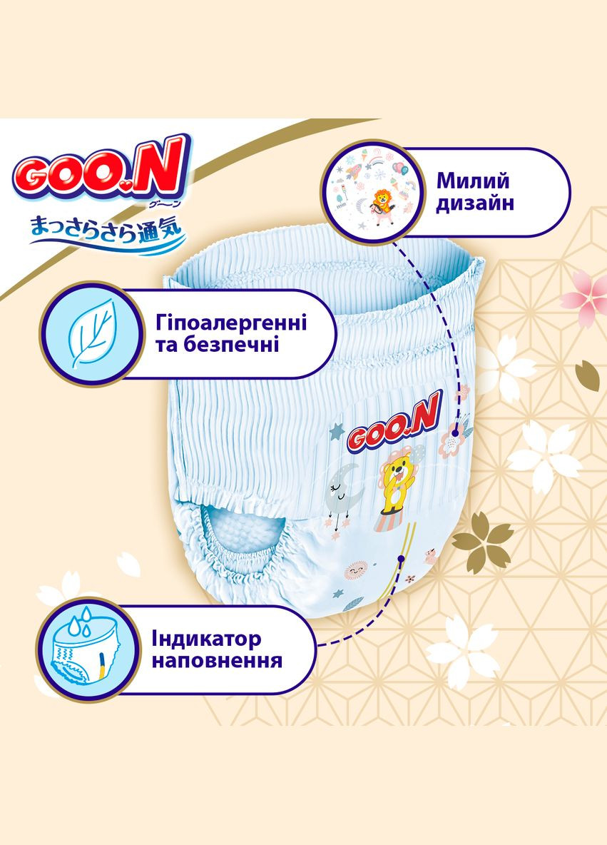 Підгузки-трусики Premium Soft 3/М (7-12 кг), 50 шт. Goo.N F1010101-156 (327223470)
