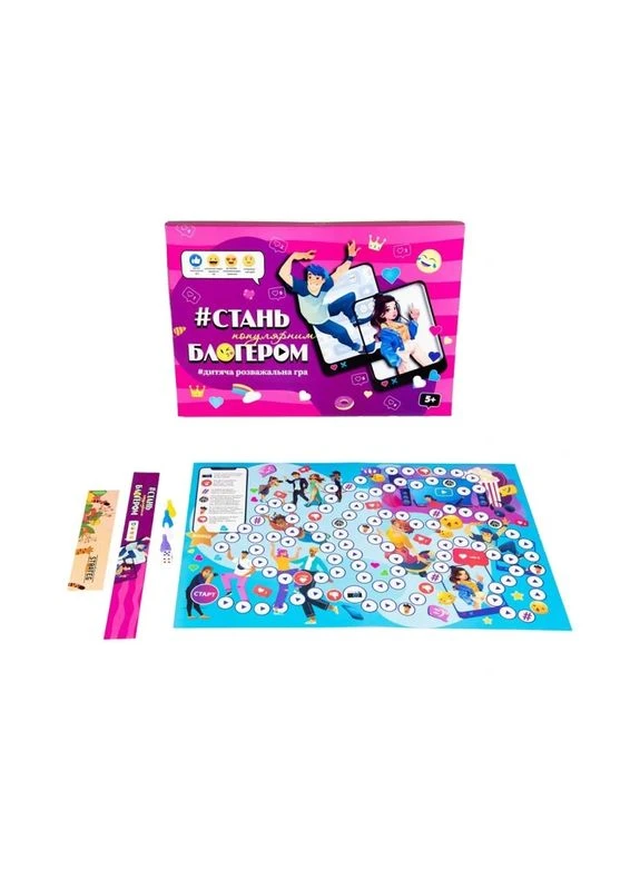 Настольная игра "Стань популярным блогером" 30399 бродилка Strateg (380707416)