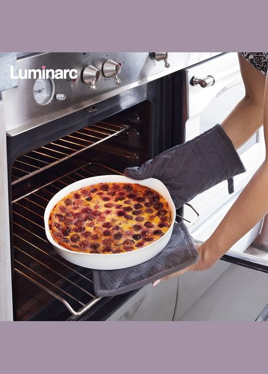 Кругла жароміцна форма для запікання з ручками Diwali Carine 28 см (N3165) Luminarc (303212510)