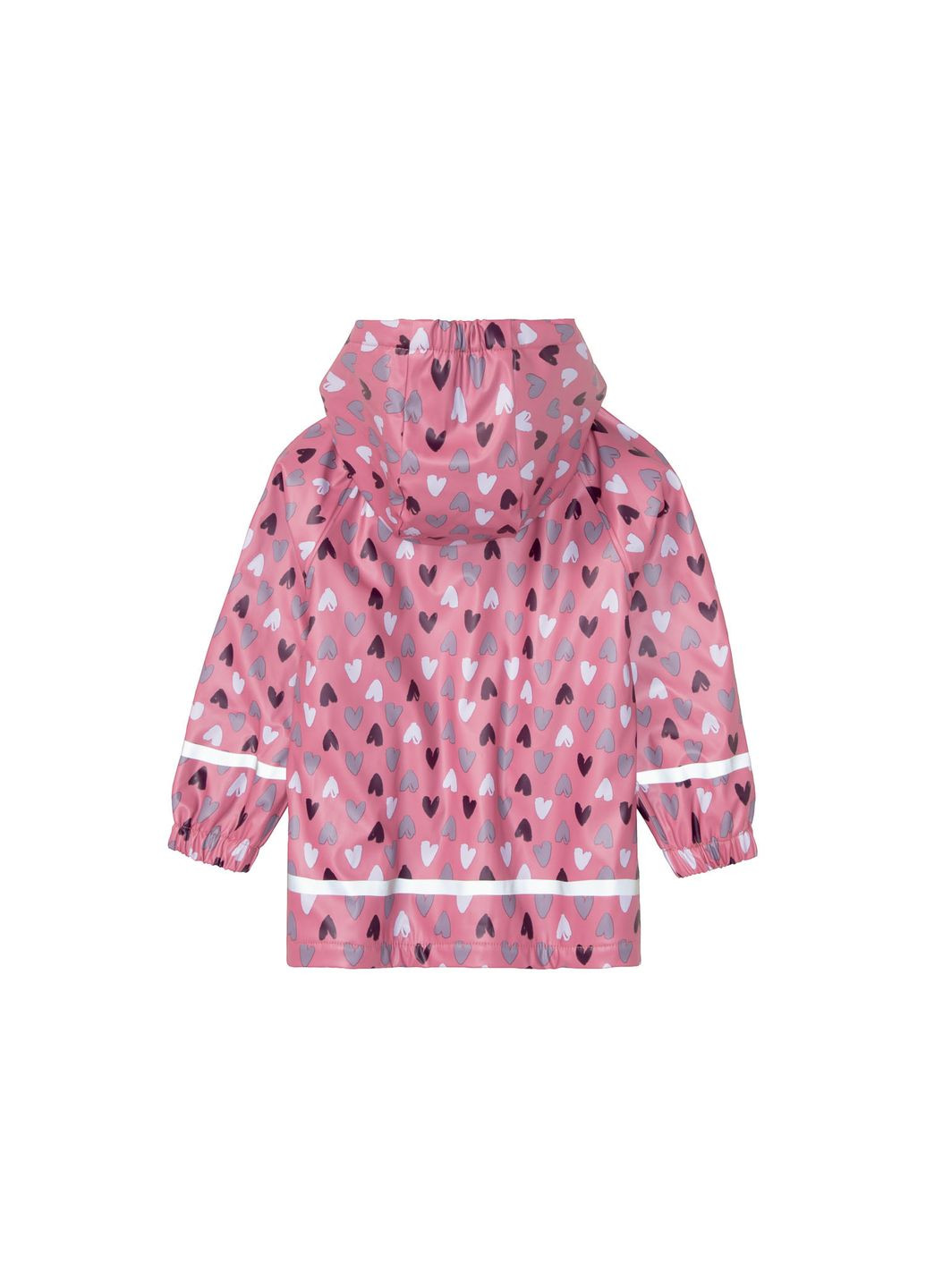 Куртка-дощовик на флісовій підкладці для дівчинки 378004 рожевий Lupilu (263428808)