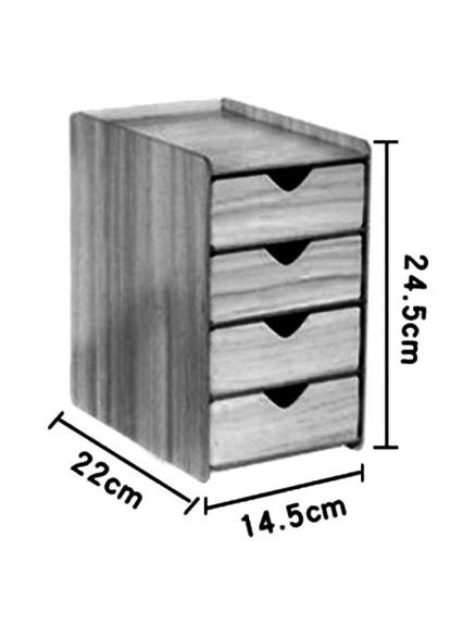 Міні-комод з дерева Кодіан 25 мокко (МНК-253710) No Brand (328227140)
