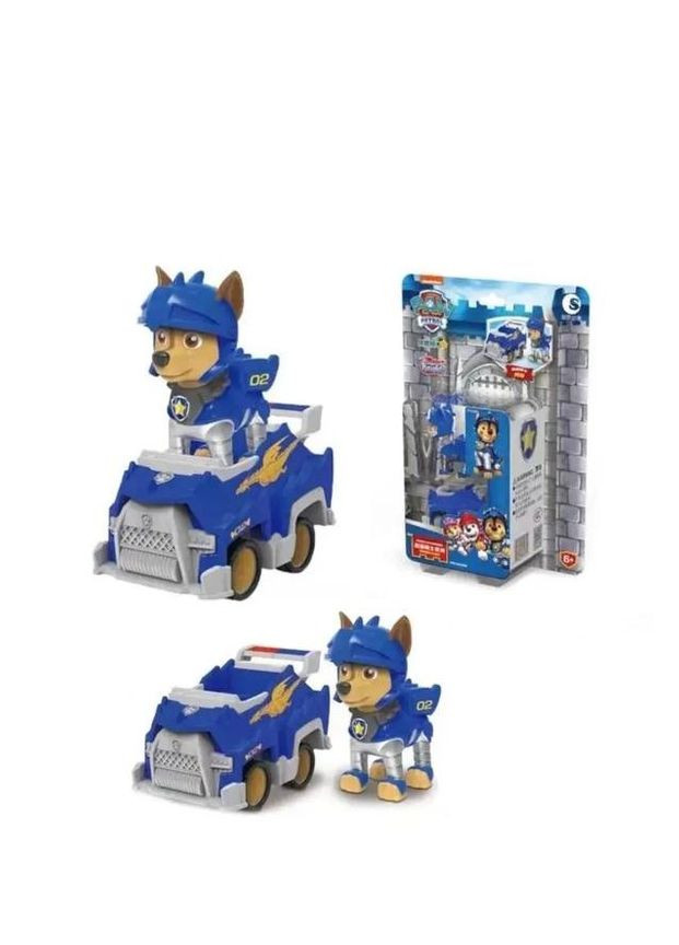 Ігровий набір Щенячий Патруль Spin Master Гонщик Лицар з інерційною машинкою 006 Paw Patrol (306739405)