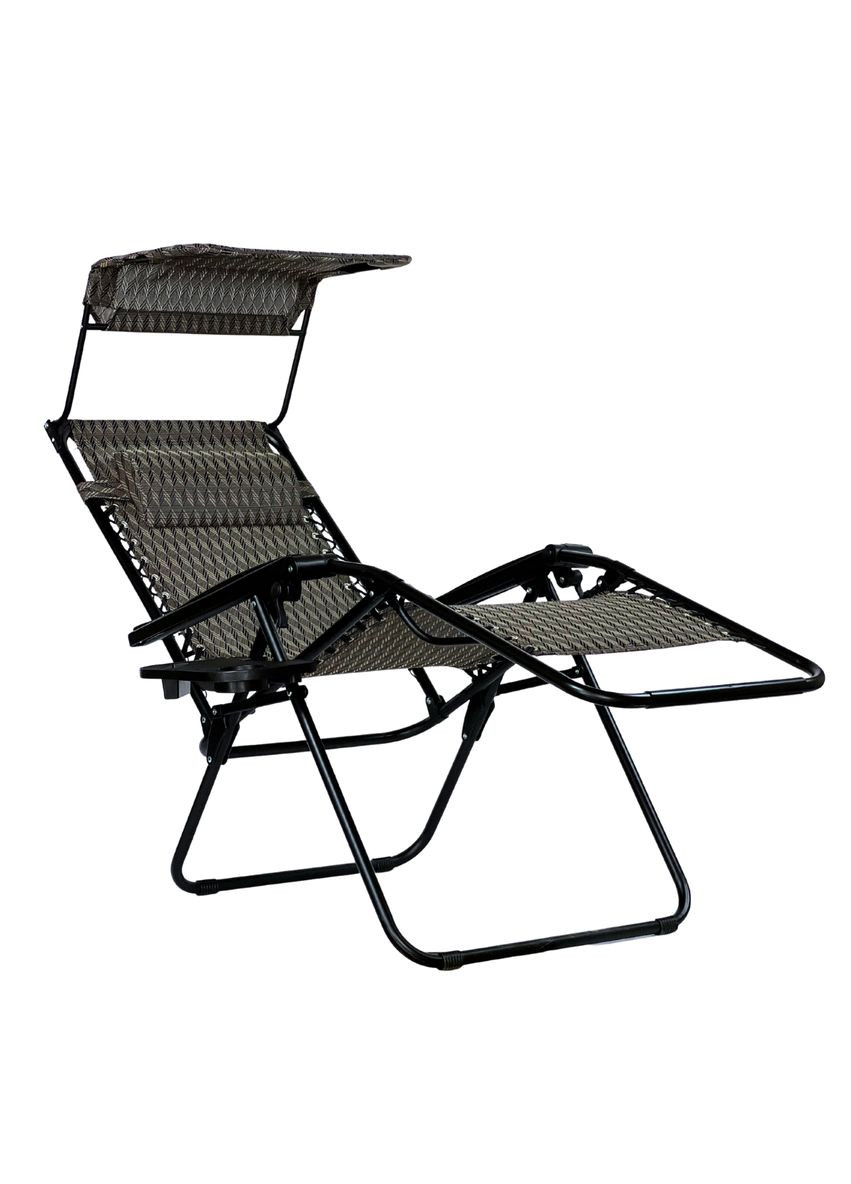 Розкладне крісло шезлонг з козирком Zero Gravity Plaid (LB-ZGC-H1-PLD LEOBRO (360402962)