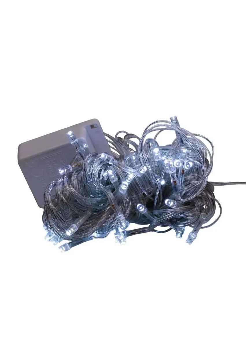 Гірлянда Нитка 50 LED довжина 6 метрів прозора, білий GarlandoPro (324071800)