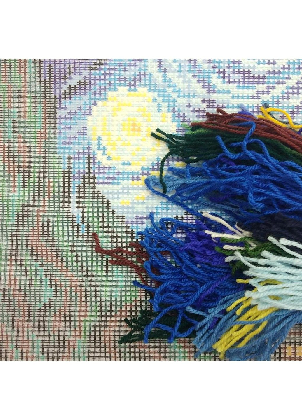 Набір для вишивання подушки хрестом Павич Страмін із пряжею Zweigart напівхрест 40х40 см No Brand (333166191)