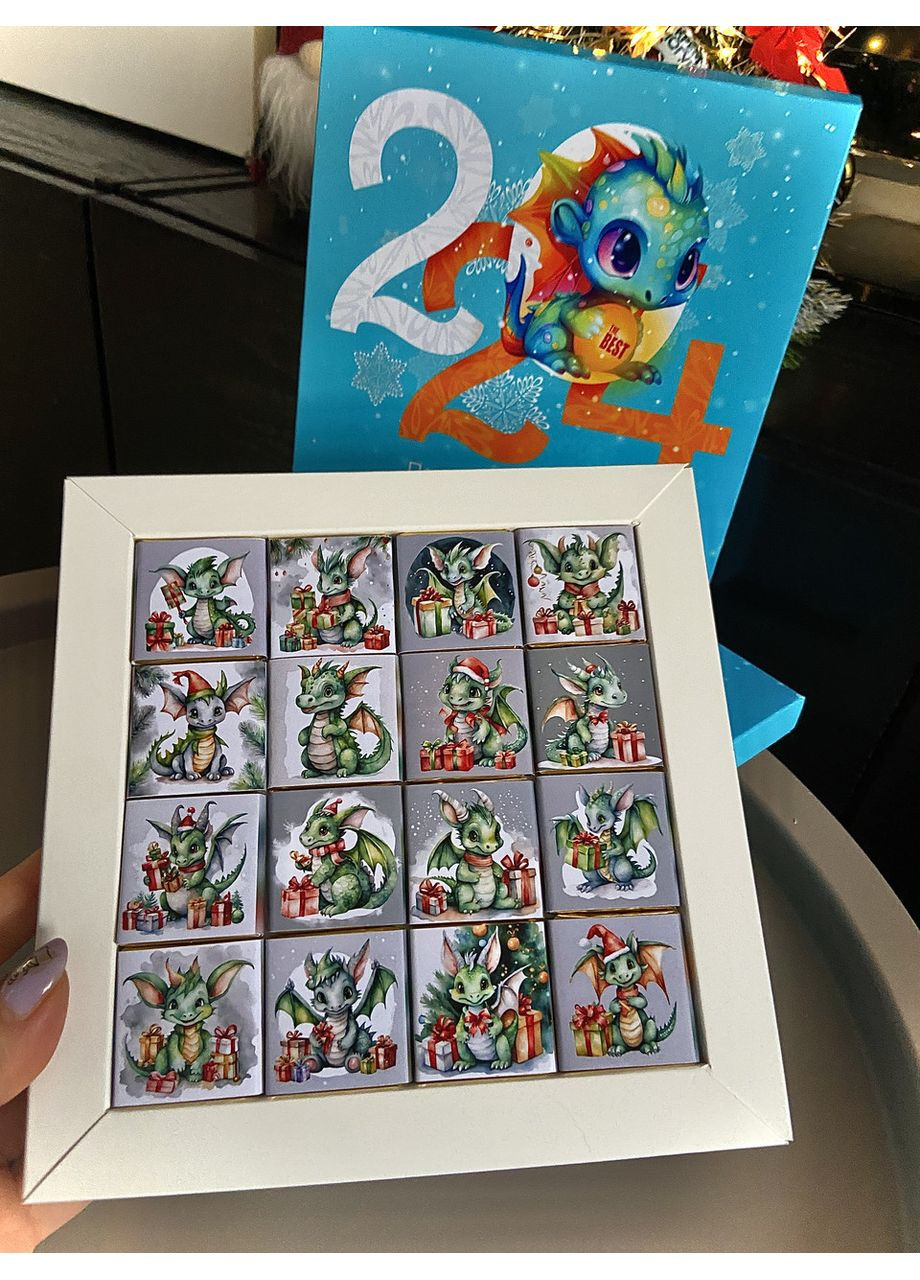 Шоколадний набір з логотипом 16 шоколадок Shokolife (372055086)