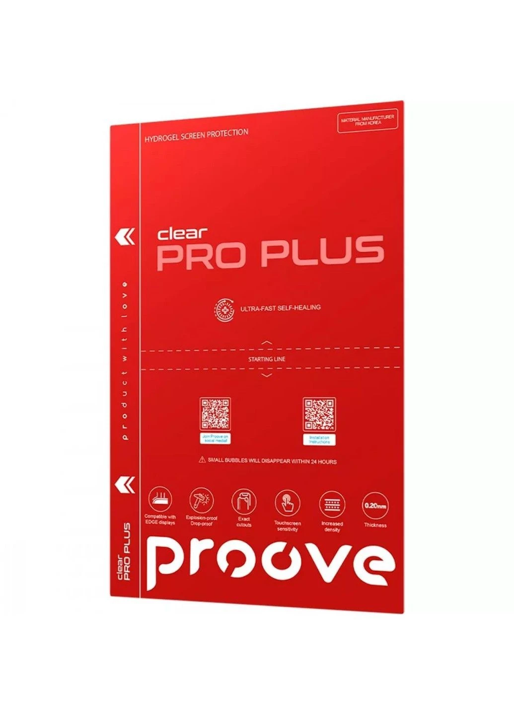 Захисна гідрогелева плівка Hydrogel Screen Protection PRO PLUS (сlear) для Samsung J8Plus Proove (387747642)