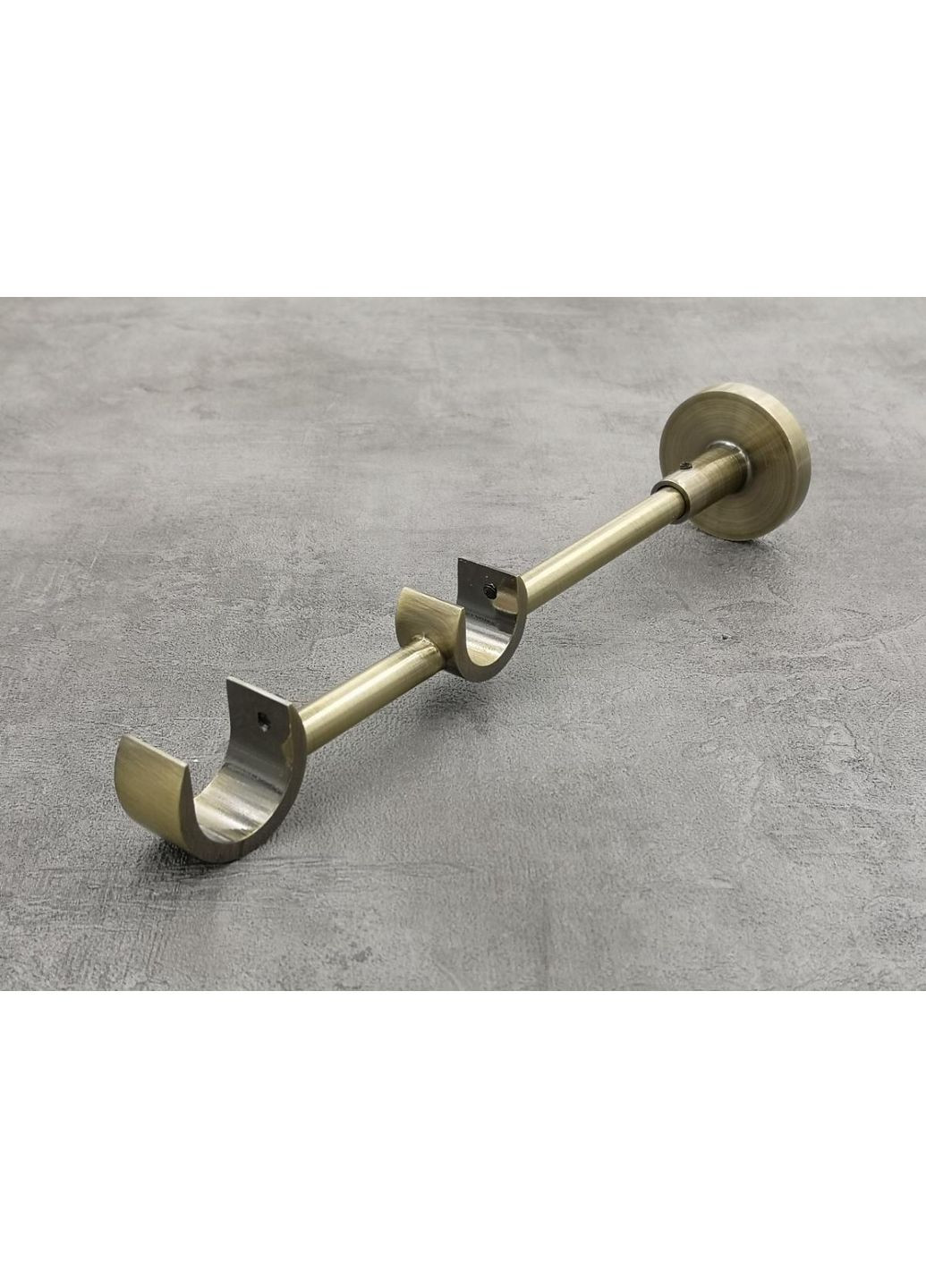 Карниз Алюр гладка штанга подвійний модерн 25/19 мм 400 см Антик Quadrum (352782834)