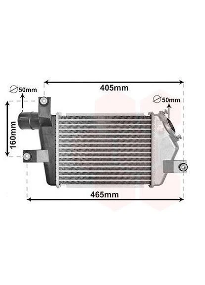 Інтеркулер MITSUBISHI L200/ PAJERO 07+ (вироб-во ) Van Wezel (379611255)