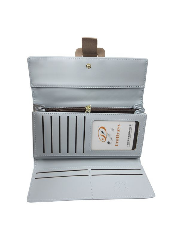 Женский кошелек PT18-989 Blue клатч с пряжкой повседневный 3шт Prettyzys (352012483)