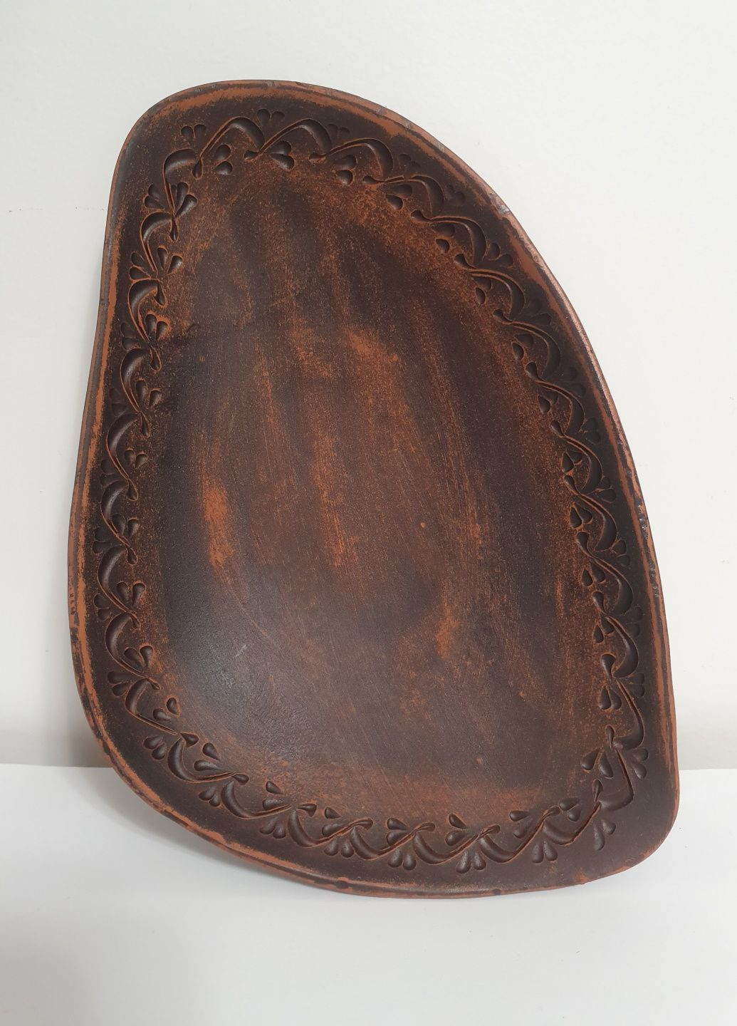 Блюдо овальное из красной глины No Brand (330028284)