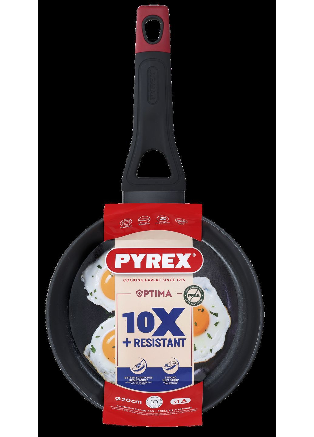 Сковорода Optima 20 см, классическая (7120918) Pyrex (360402070)