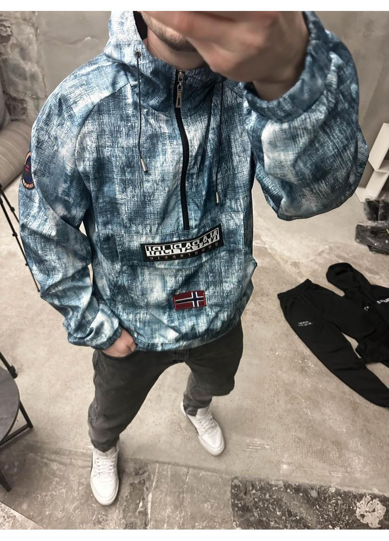 Комбинированная демисезонная анорак No Brand