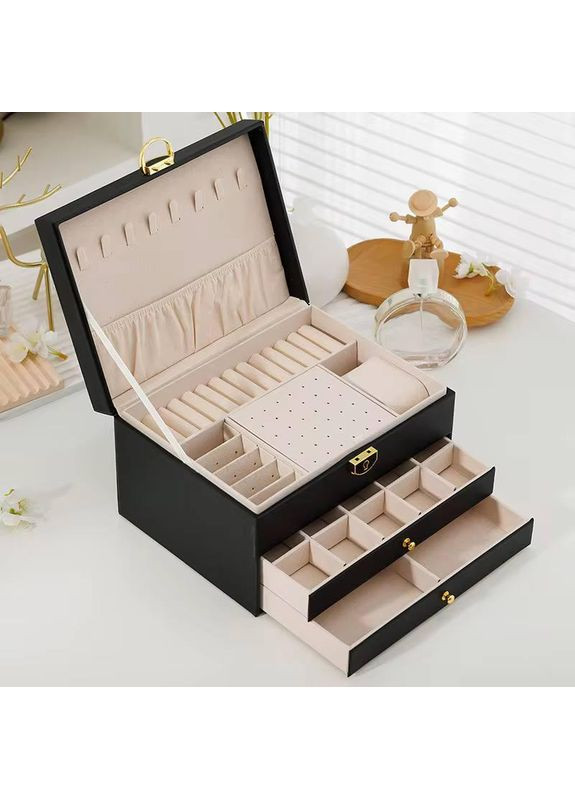 Шкатулка для украшений Органайзер для бижутерии 3 яруса No Brand (368786372)