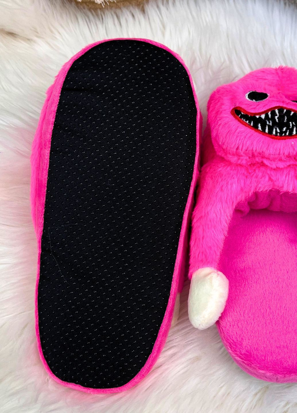 Жіночі капці іграшки Хаггі Ваггі з антиковзкою підошвою Кісі Міссі рожеві My Kigu (366575828)