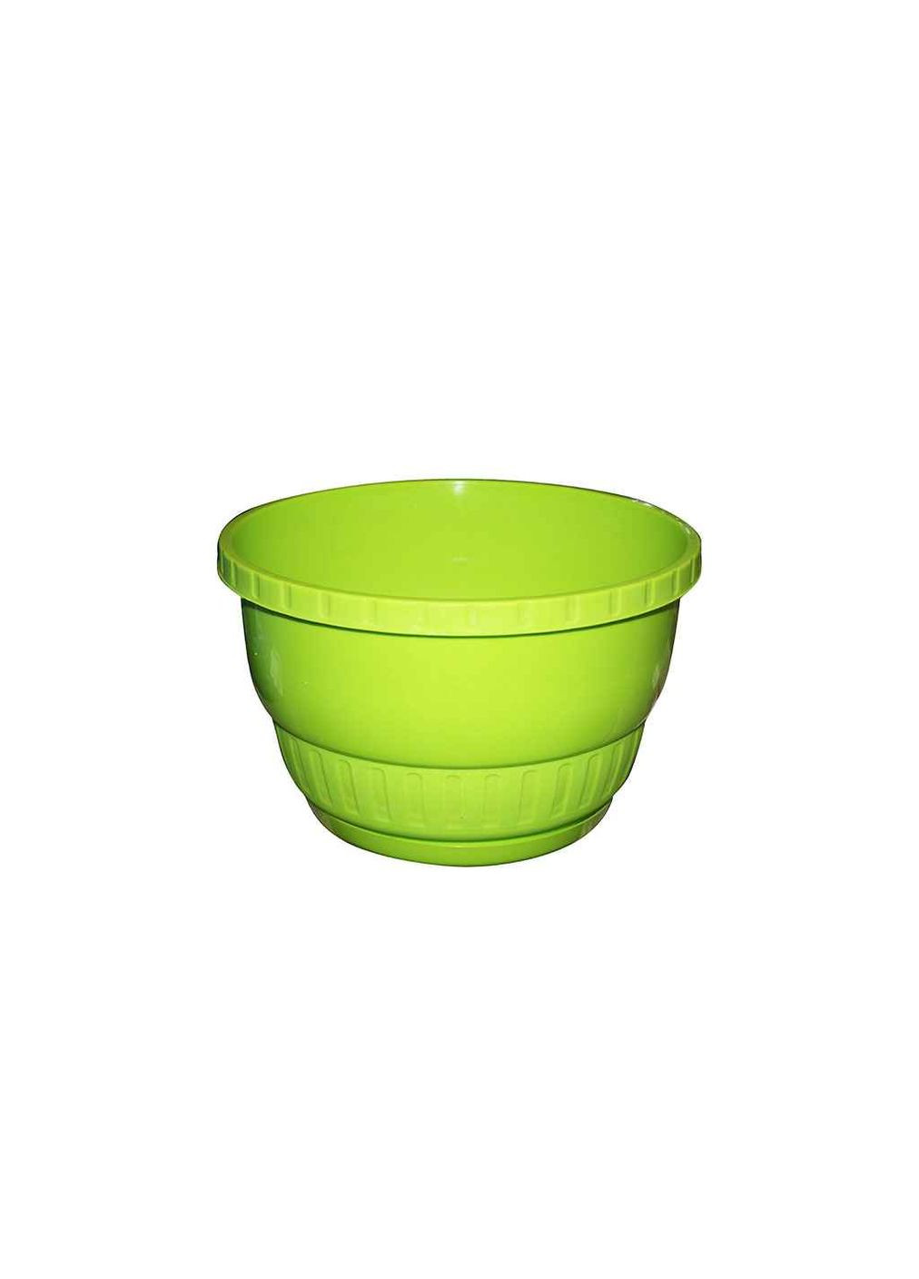 Горщик підвісний 3,5л з піддоном 24см без підвіски АДАМпласт (359433059)