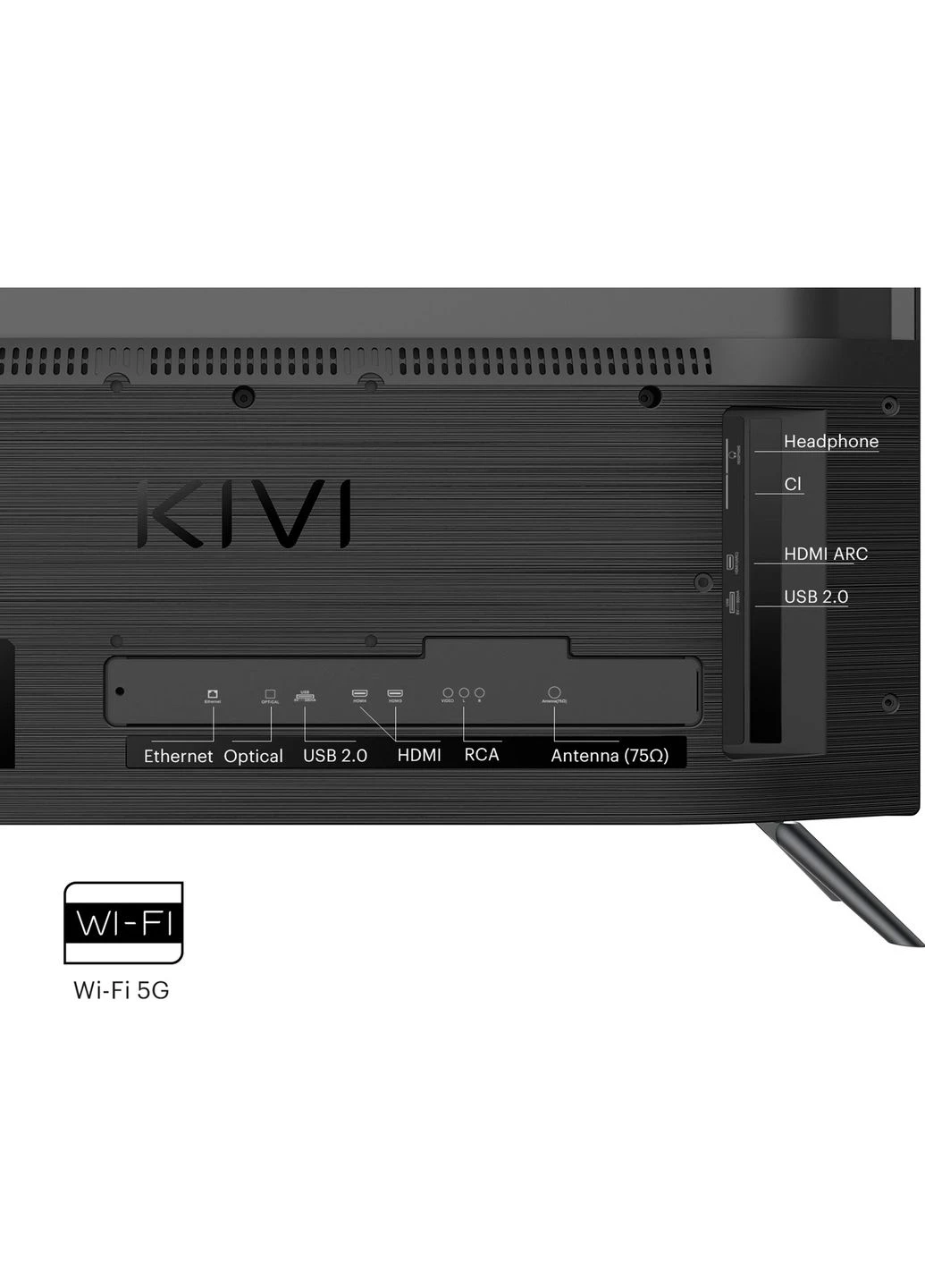 Телевизор H760Q 24'' LCD HD (24H760QB) [134698] KIVI (400894655)