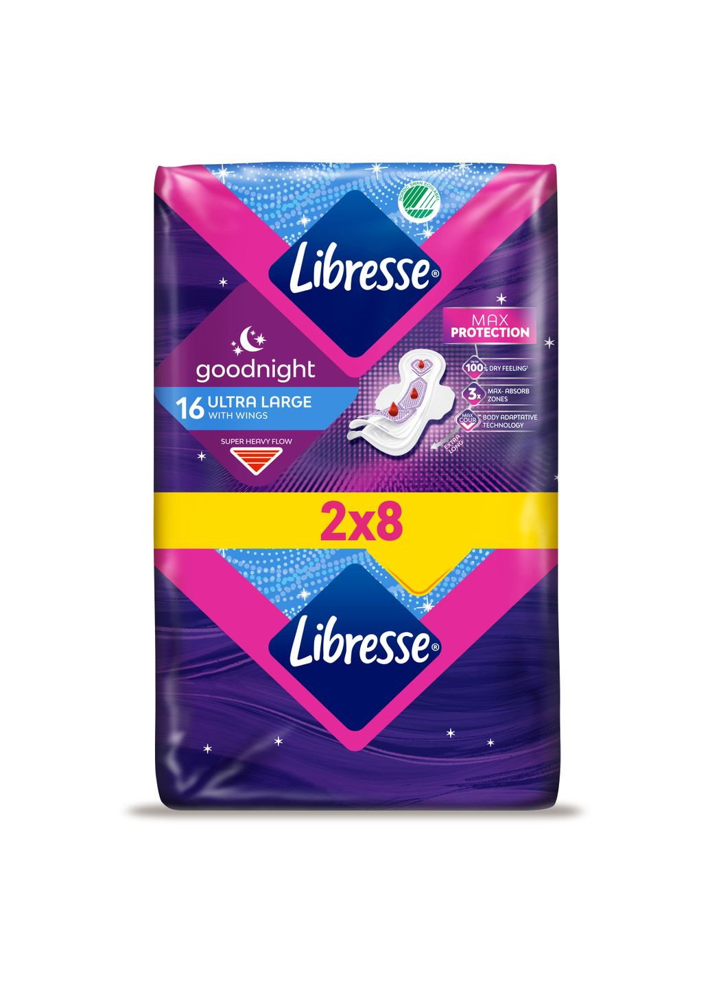 Гигиенические прокладки Ultra Goodnight Soft, 16 шт. Libresse (328231468)