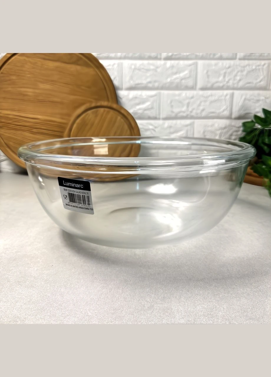 Велика скляна миска 30 см Cocoon Bowl Luminarc (303211579)