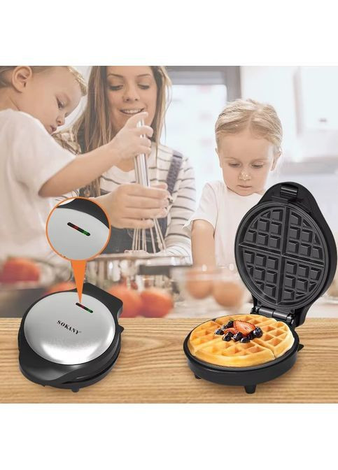 Електрична вафельниця з 4 секціями електровафельниця з антипригарним покриттям (KS401) Sokany (372083776)