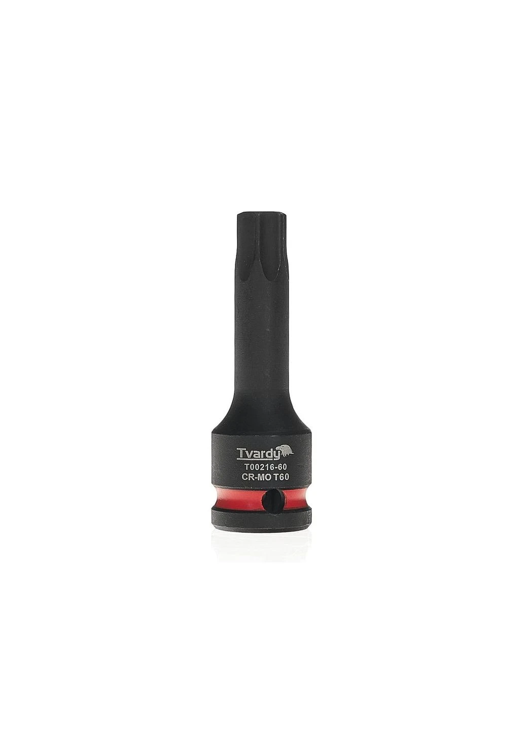 Головка ударна "Tvardy" з хром-молібденової сталі (Cr-Mo) 1/2" Torx T60 довжиною 77мм Geko (355263095)