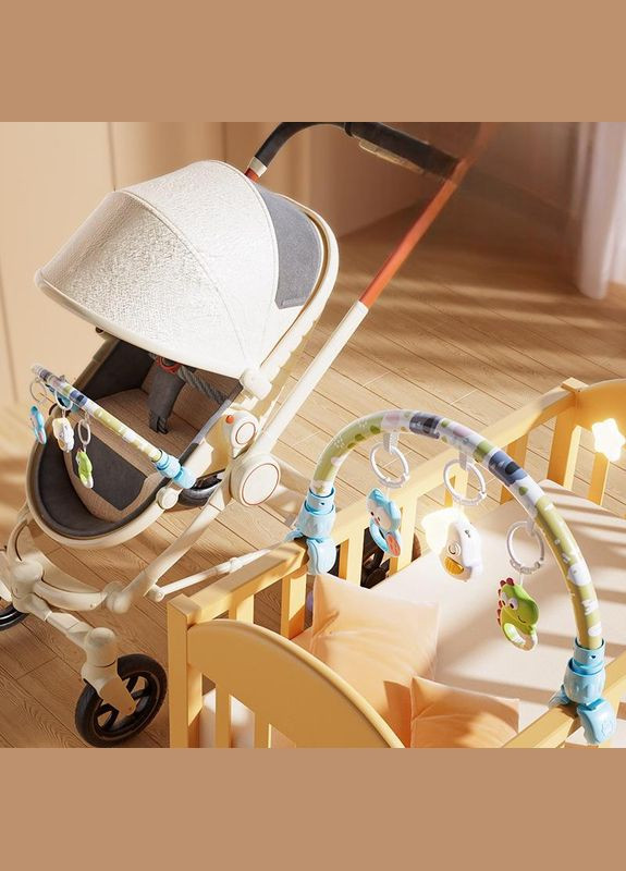 Дуга з іграшками для коляски арт 8720 Різнобарвний No Brand (316656059)