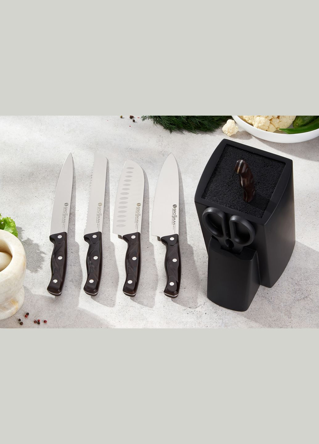 Набір кухонних ножів, SL2723-Calgary Grossman (341287561)