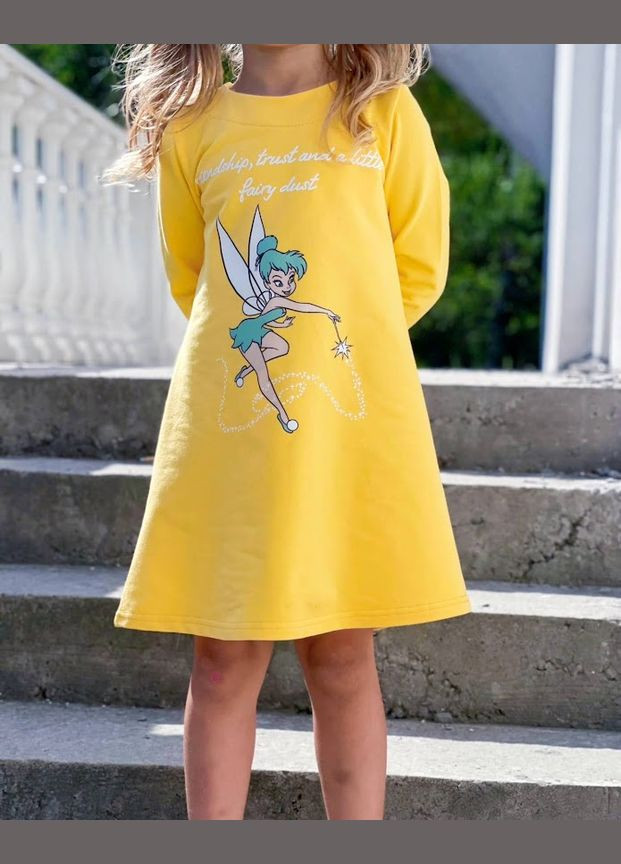 Жёлтое платье для девочки hc (h001-6004-057-33) No Brand (290112599)